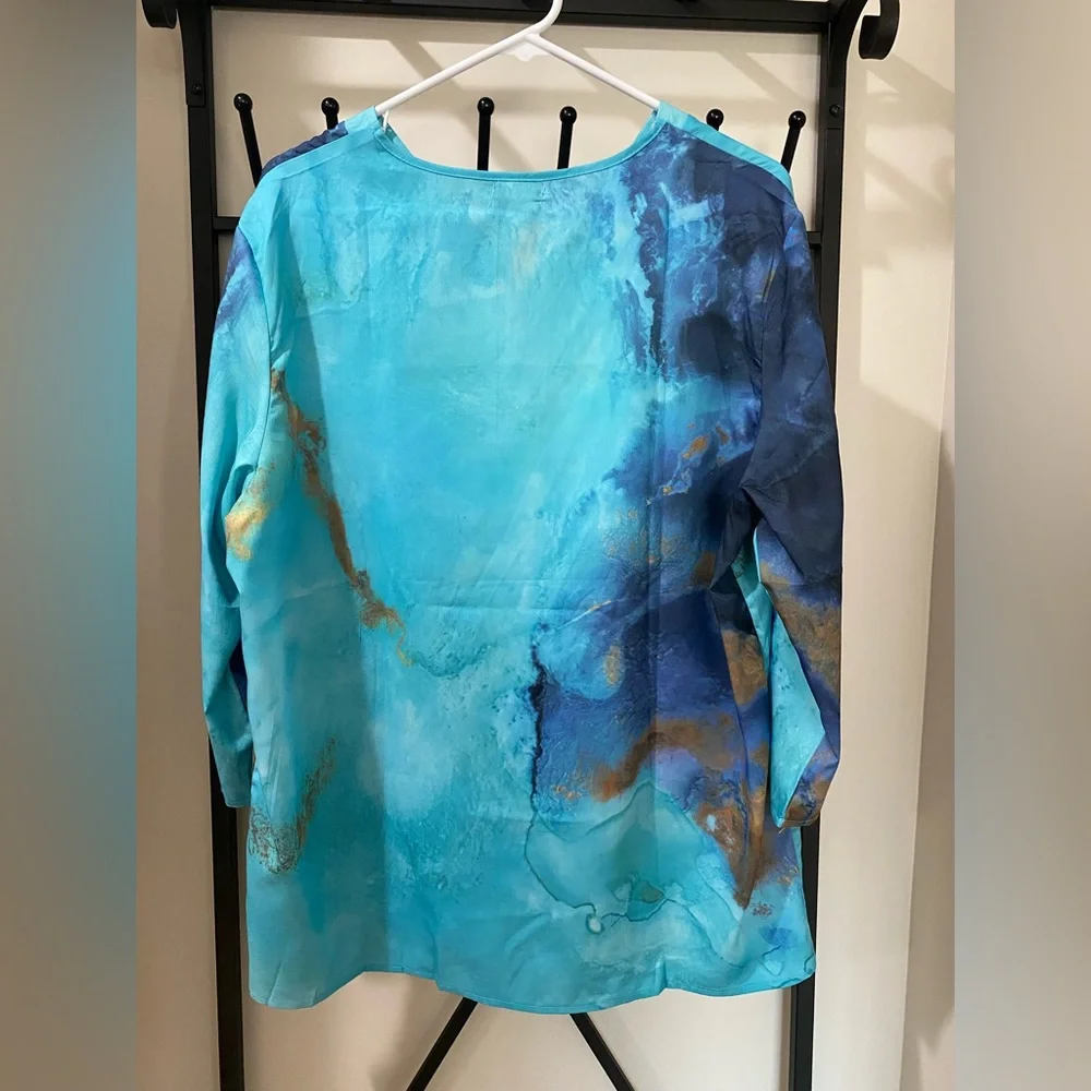 NORACORA 3/4 Length Sleeve Top, NWT, XXL - Picture 7 of 15